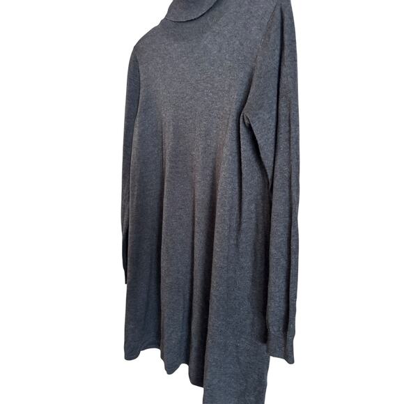 Marine Layer Addison Sweater Dress Womens Size Medium Wool Cashmere Blend Gray - Picture 3 of 6